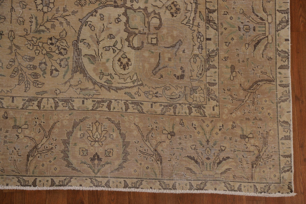 Distressed Tabriz Persian Area Rug 9x13