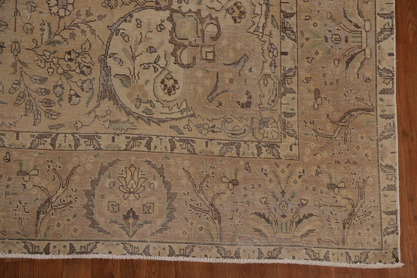 Distressed Tabriz Persian Area Rug 9x13