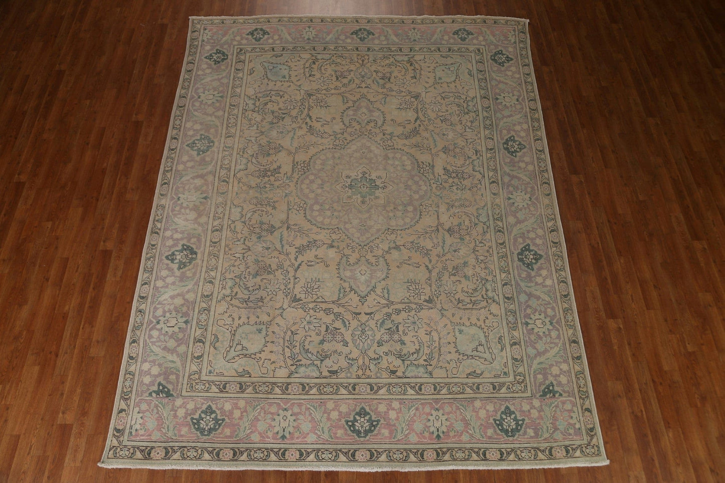 Distressed Tabriz Persian Area Rug 8x11