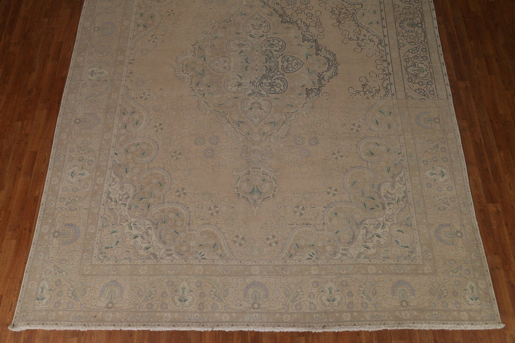 Distressed Tabriz Persian Area Rug 10x13