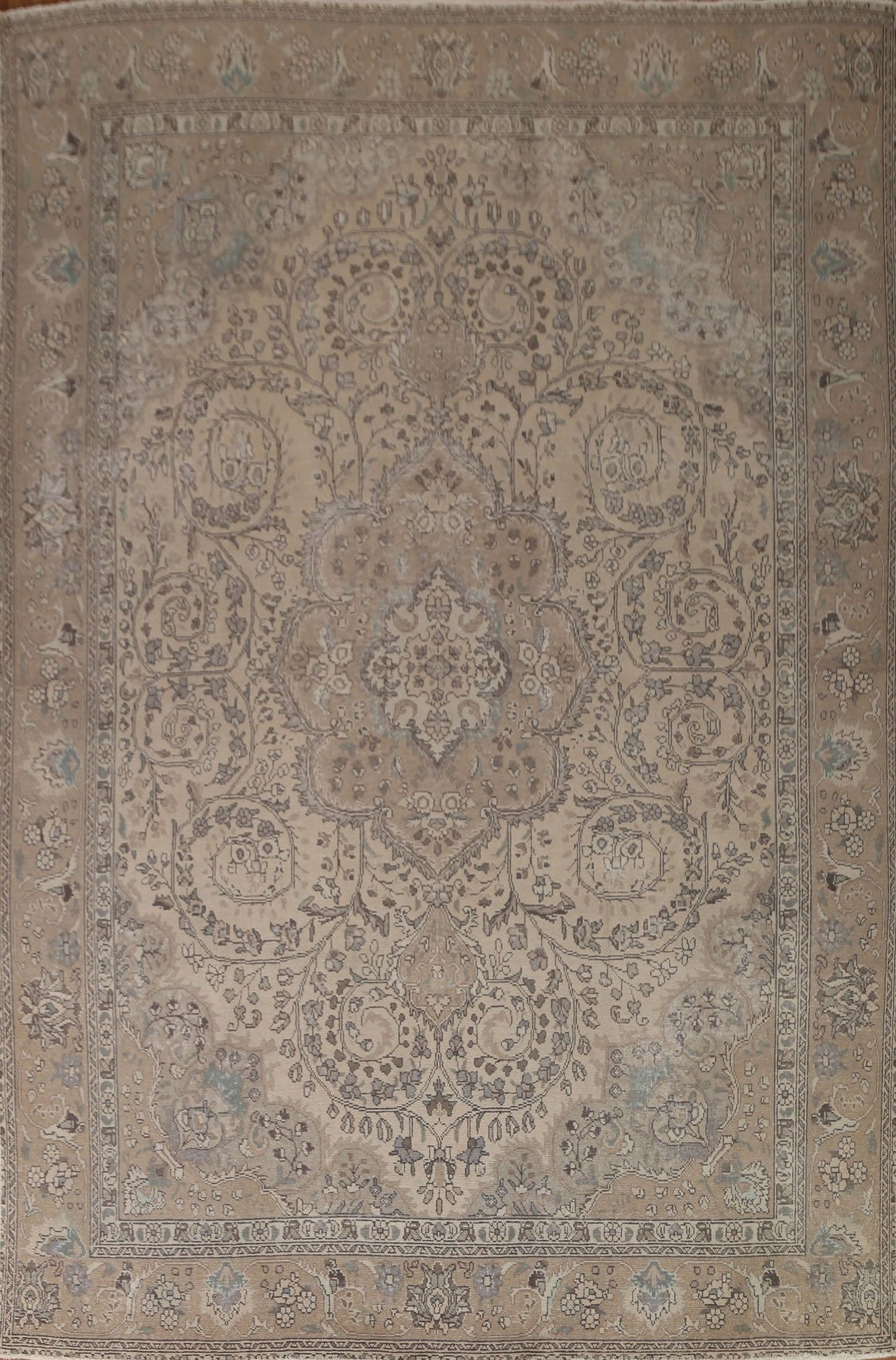 Distressed Tabriz Persian Area Rug 9x12