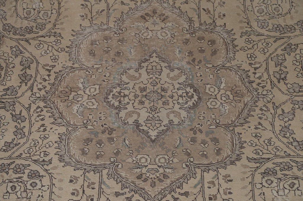 Distressed Tabriz Persian Area Rug 9x12