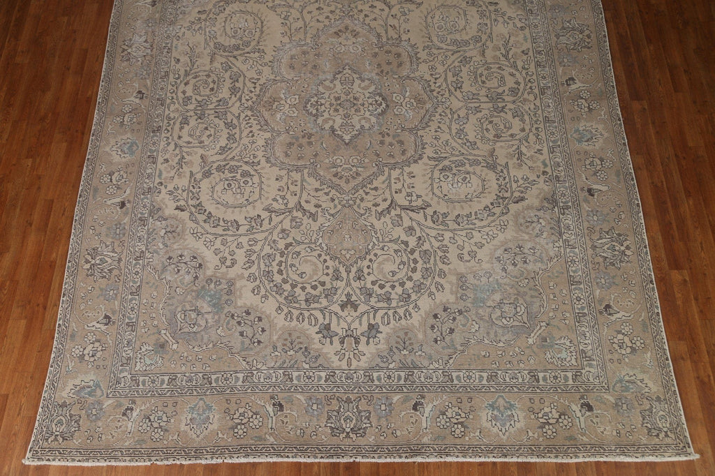 Distressed Tabriz Persian Area Rug 9x12