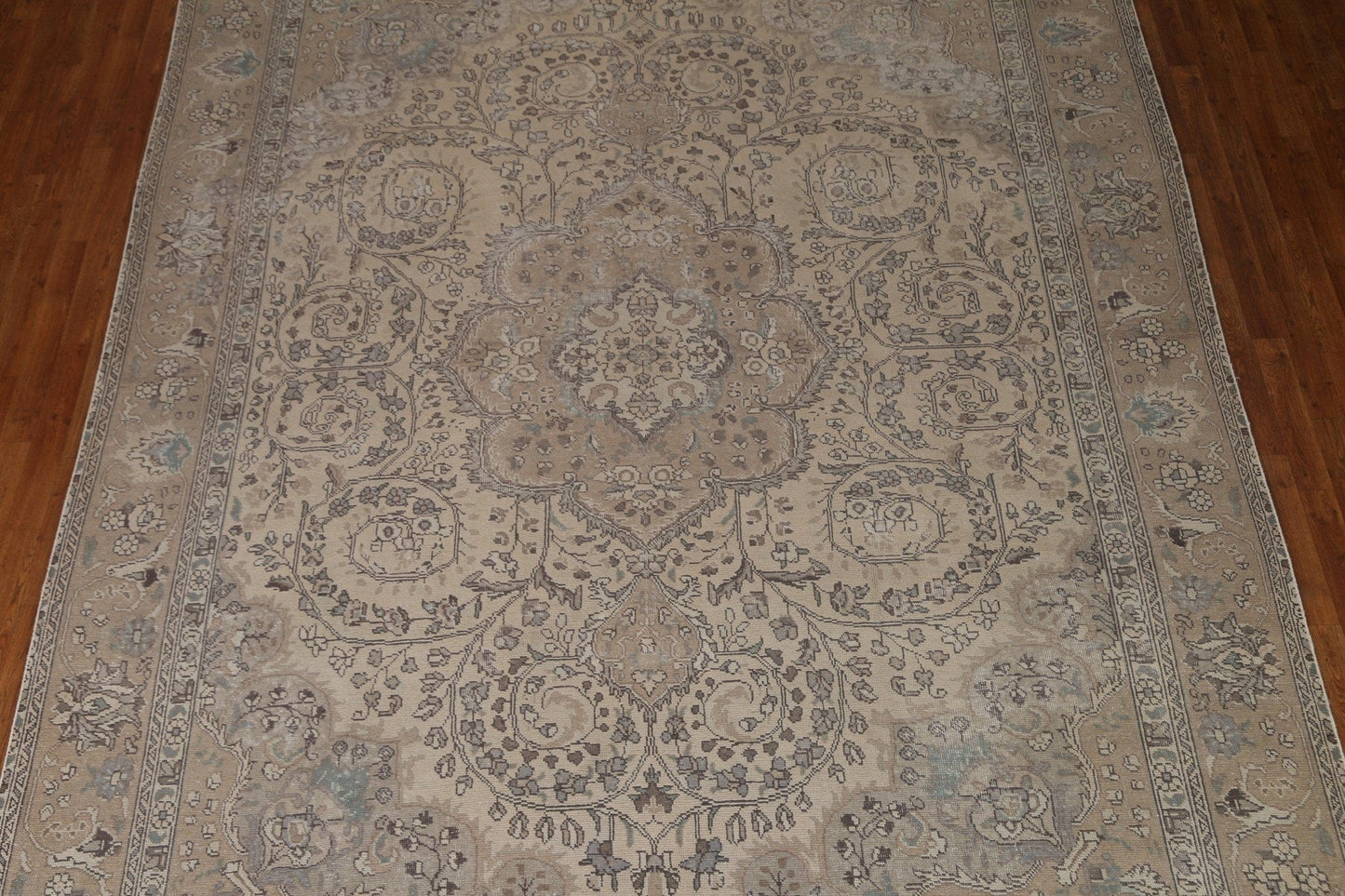 Distressed Tabriz Persian Area Rug 9x12