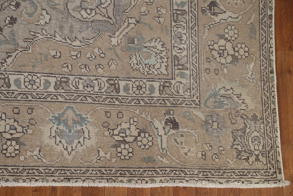 Distressed Tabriz Persian Area Rug 9x12