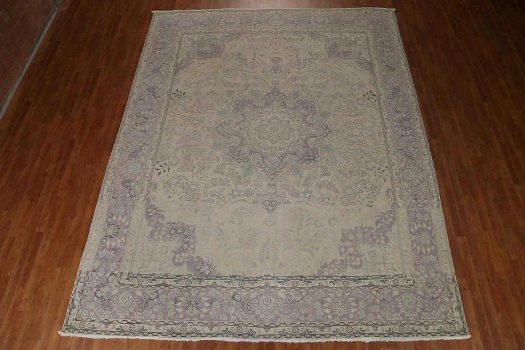 Vintage Tabriz Persian Area Rug 10x13