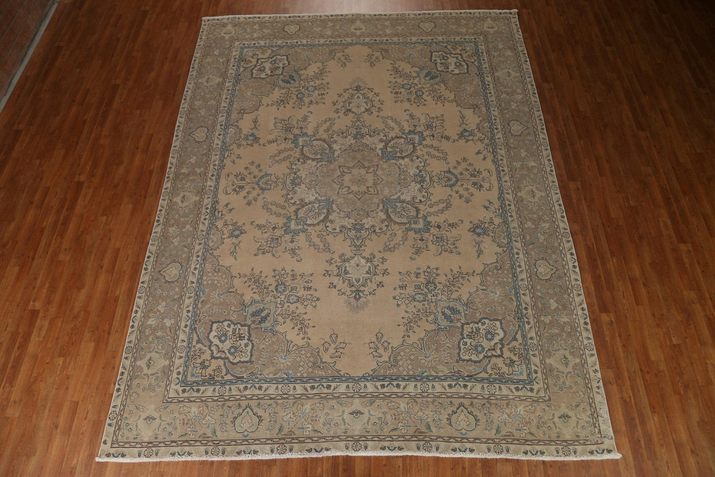 Distressed Tabriz Persian Area Rug 9x12