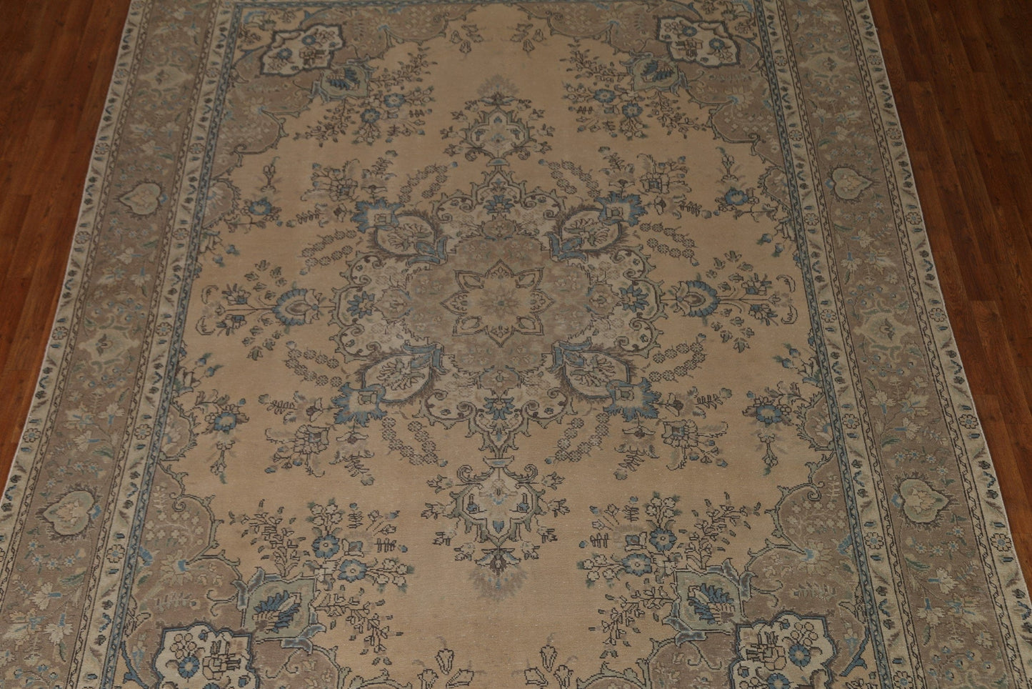 Distressed Tabriz Persian Area Rug 9x12