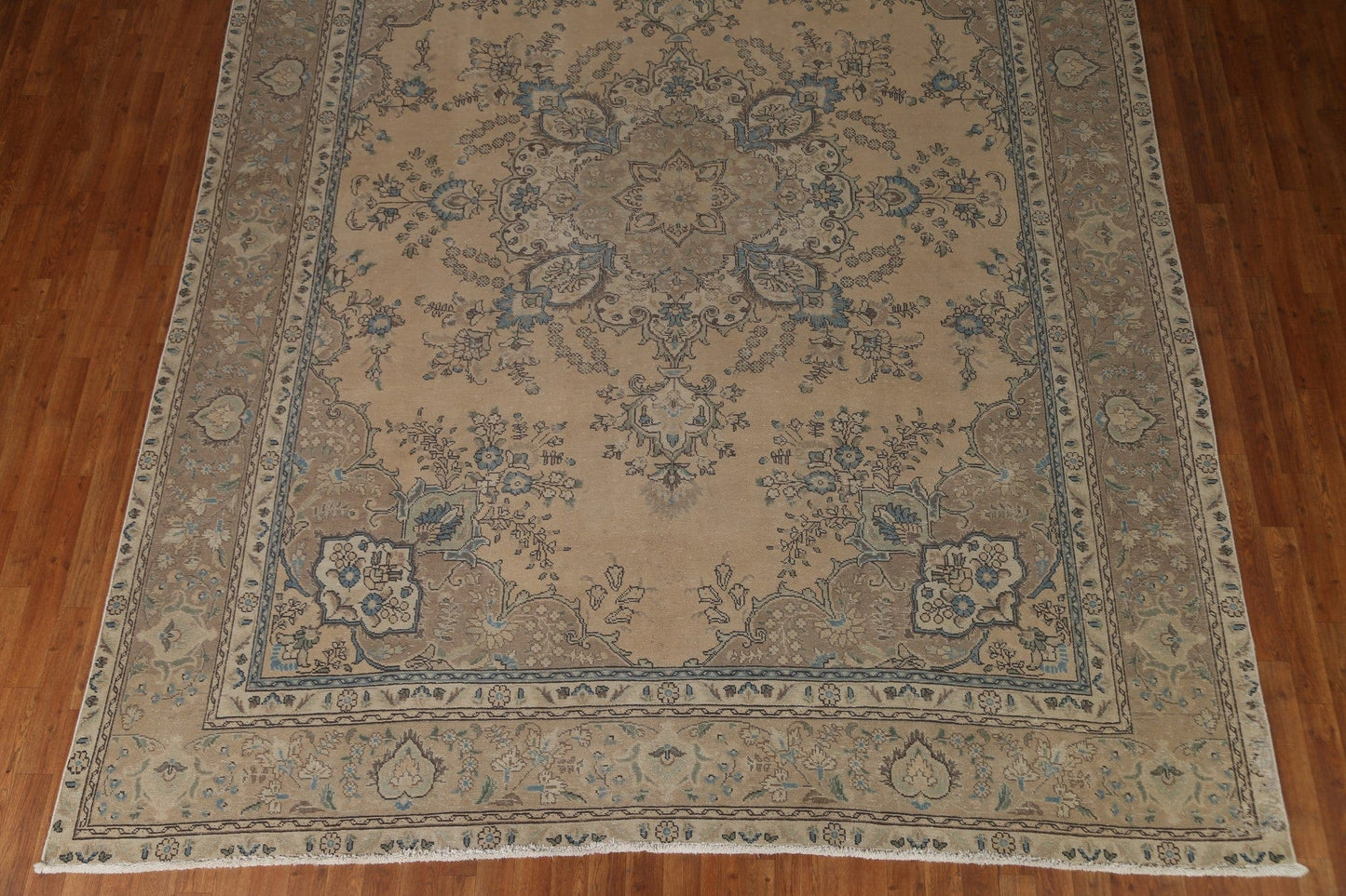 Distressed Tabriz Persian Area Rug 9x12