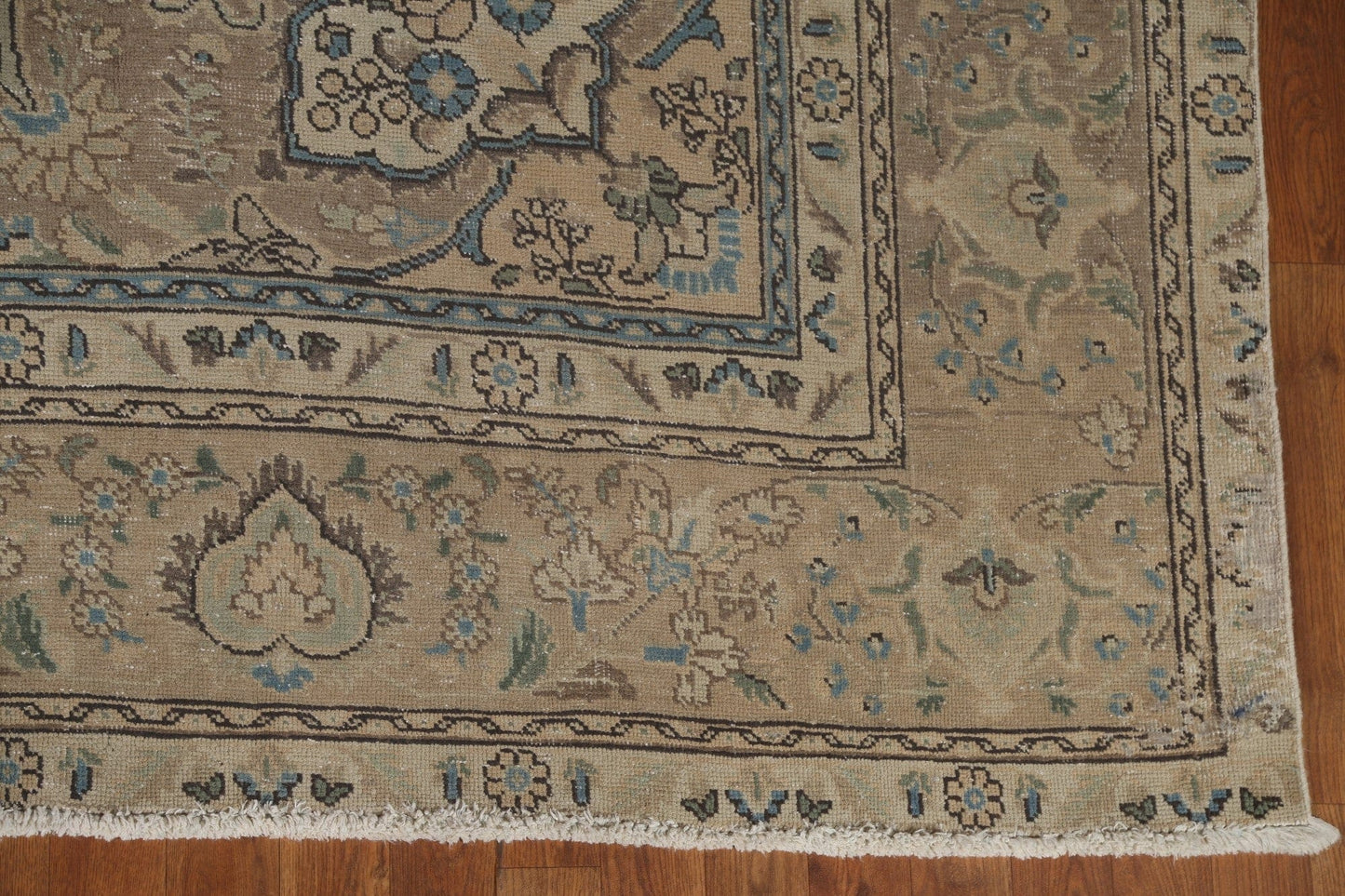 Distressed Tabriz Persian Area Rug 9x12