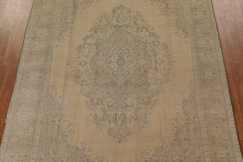 Distressed Tabriz Persian Area Rug 9x13