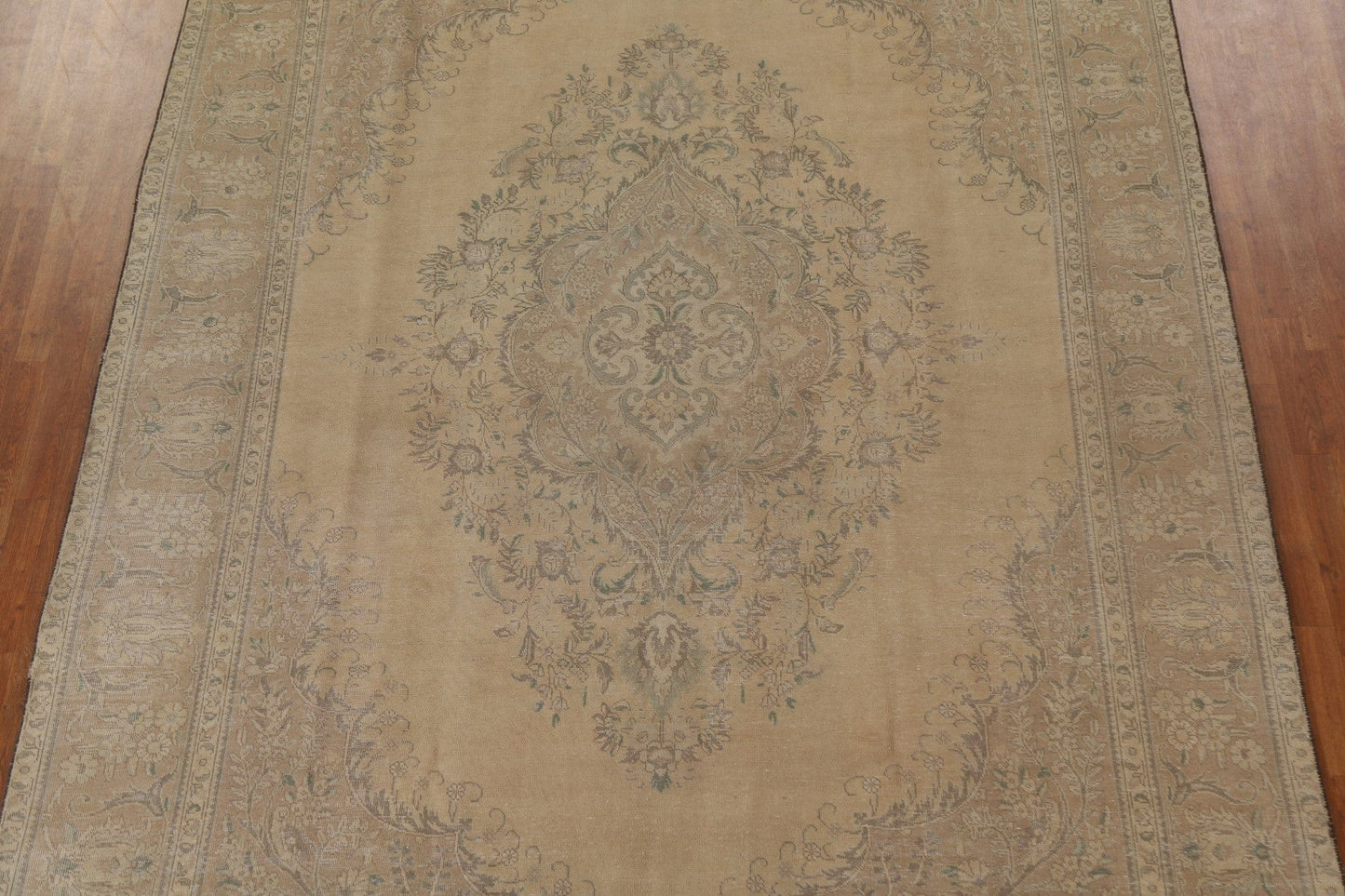 Distressed Tabriz Persian Area Rug 9x13