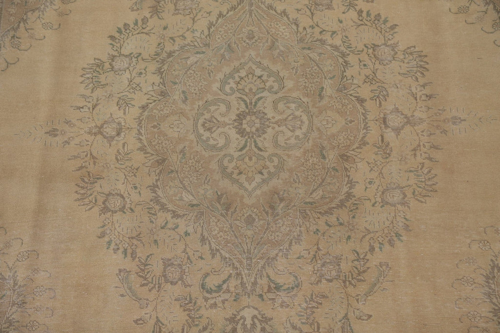 Distressed Tabriz Persian Area Rug 9x13