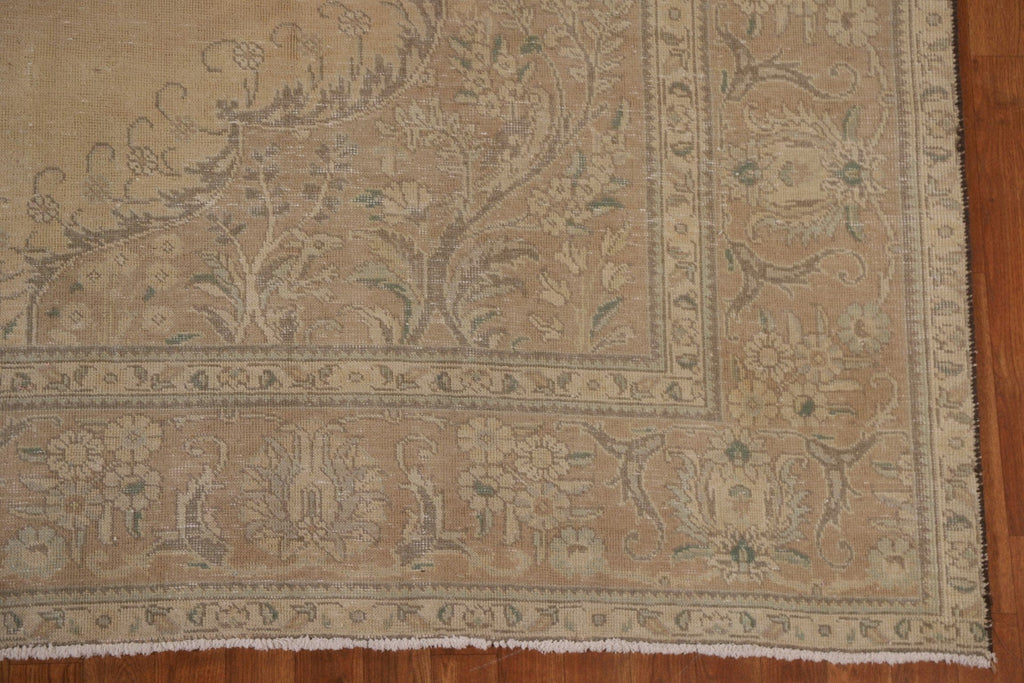 Distressed Tabriz Persian Area Rug 9x13