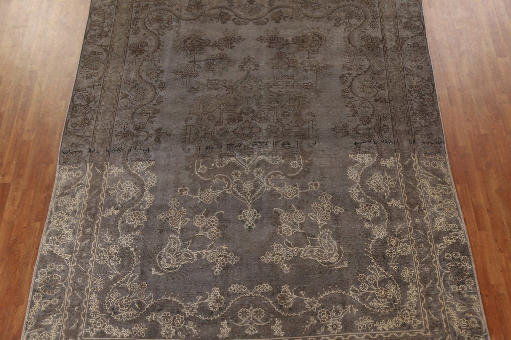 Distressed Tabriz Persian Area Rug 9x12