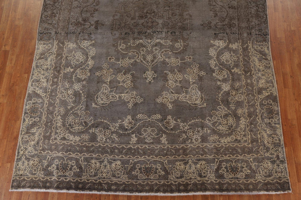 Distressed Tabriz Persian Area Rug 9x12