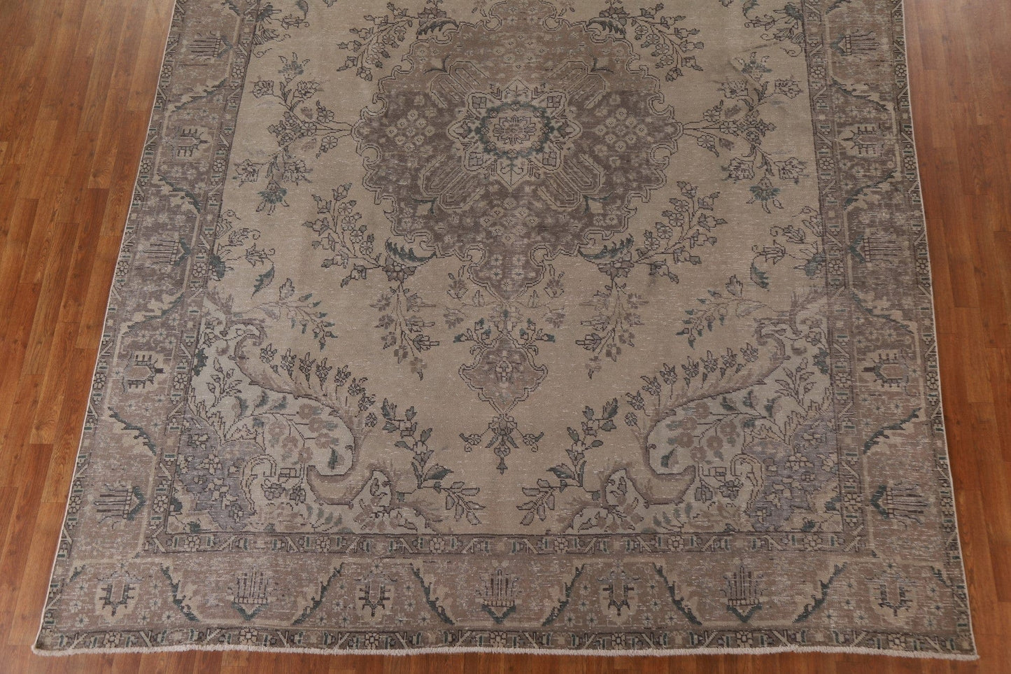 Distressed Tabriz Persian Area Rug 9x13