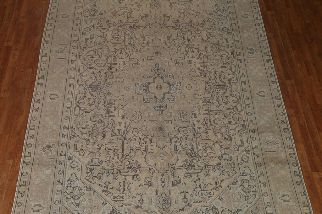 Distressed Tabriz Persian Area Rug 8x11