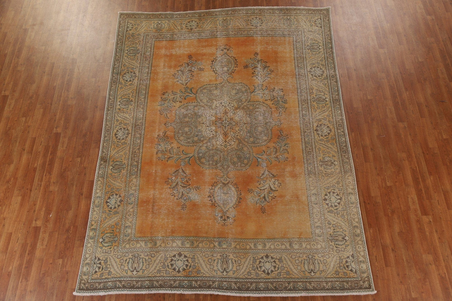 Vintage Tabriz Persian Area Rug 8x11