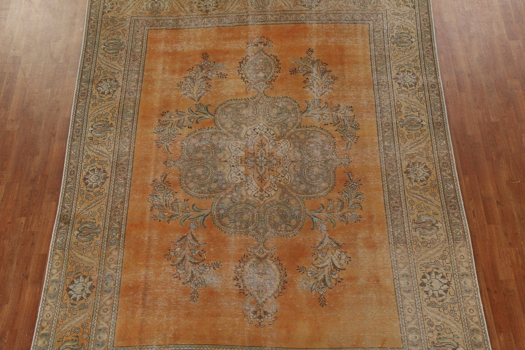 Vintage Tabriz Persian Area Rug 8x11