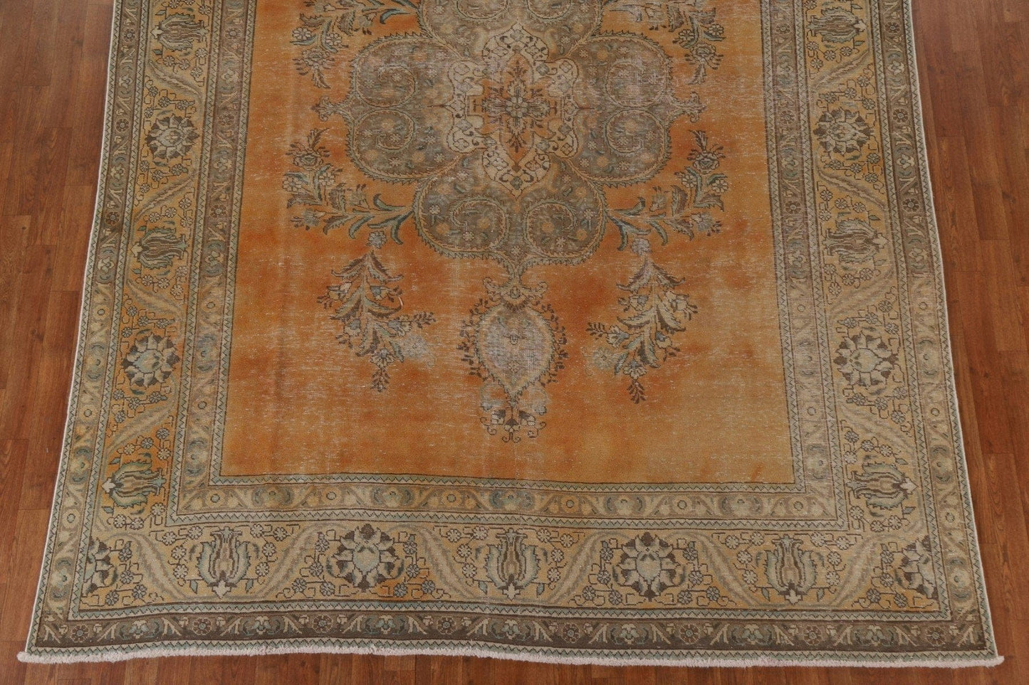 Vintage Tabriz Persian Area Rug 8x11