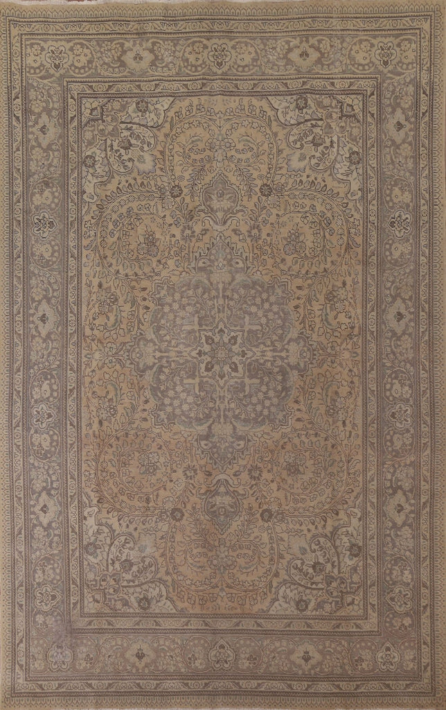 Distressed Tabriz Persian Area Rug 8x11