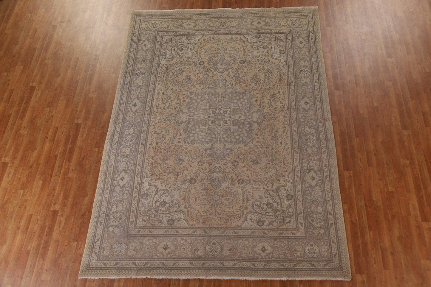 Distressed Tabriz Persian Area Rug 8x11