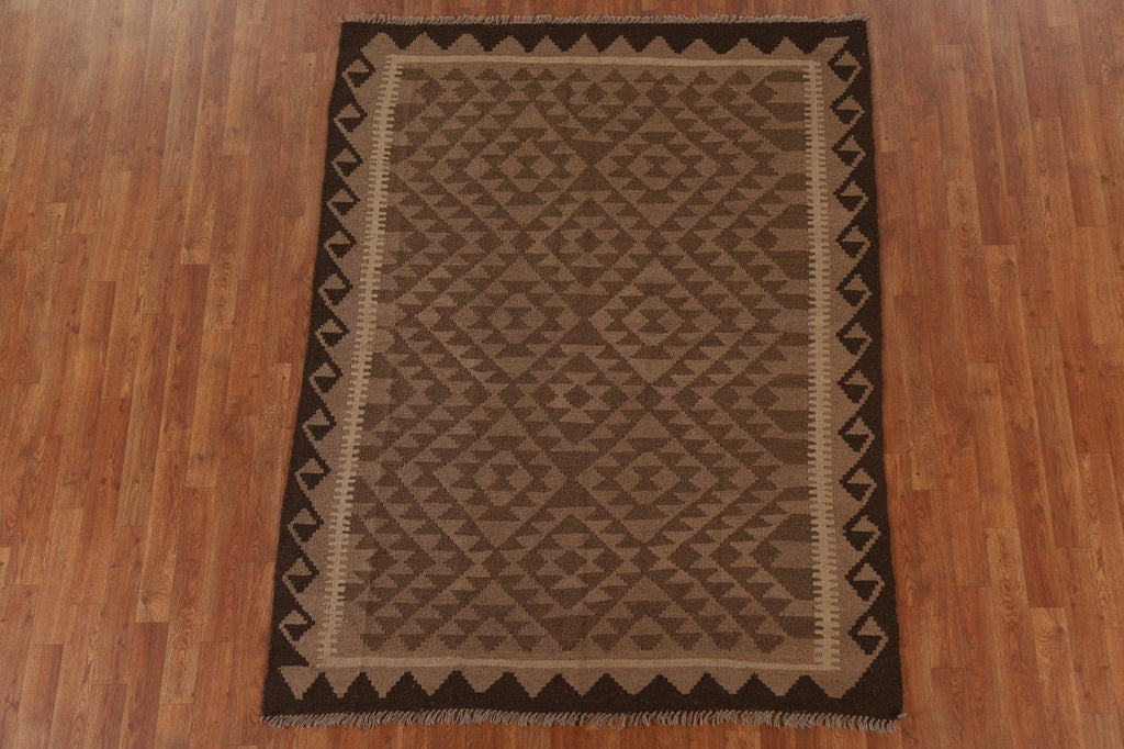 Geometric Kilim Oriental Area Rug 5x7