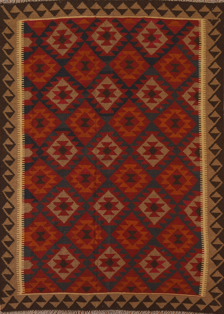 Geometric Kilim Oriental Area Rug 5x7