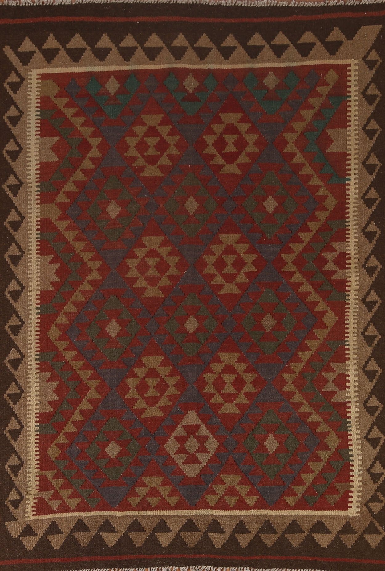 Geometric Kilim Oriental Area Rug 5x7