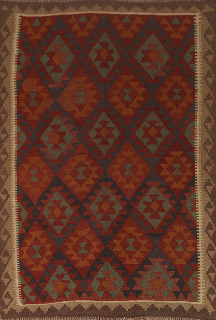 Geometric Kilim Oriental Area Rug 5x7