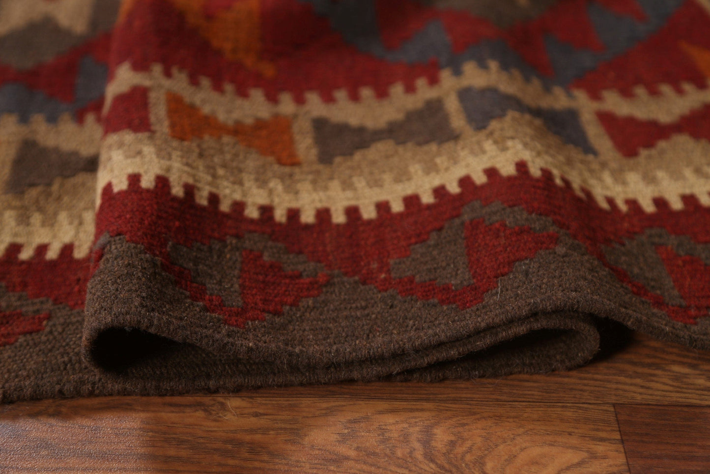 Hand-Woven Kilim Tribal Area Rug 5x7