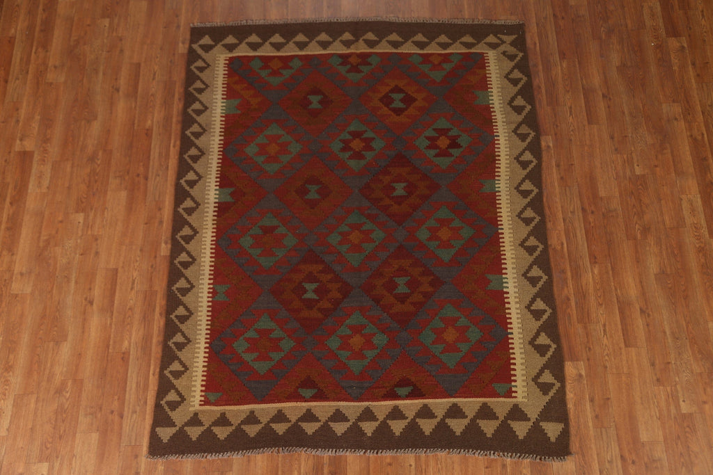 Tribal Kilim Oriental Area Rug 5x6