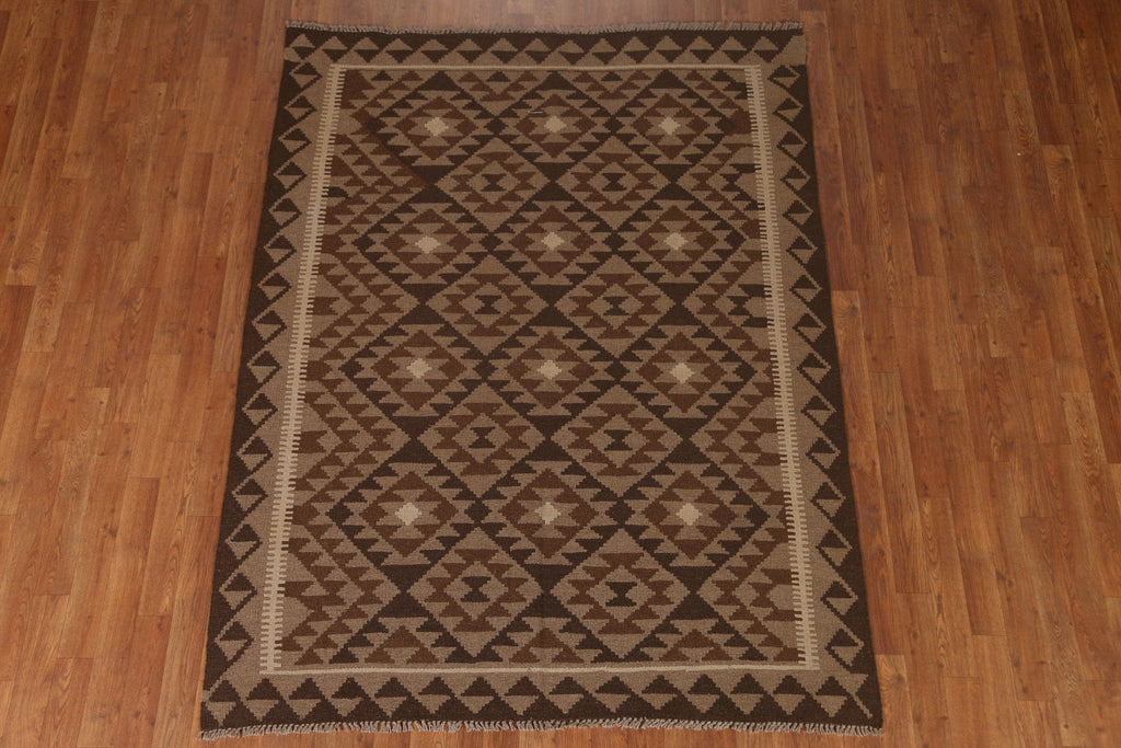 Geometric Kilim Oriental Area Rug 5x7