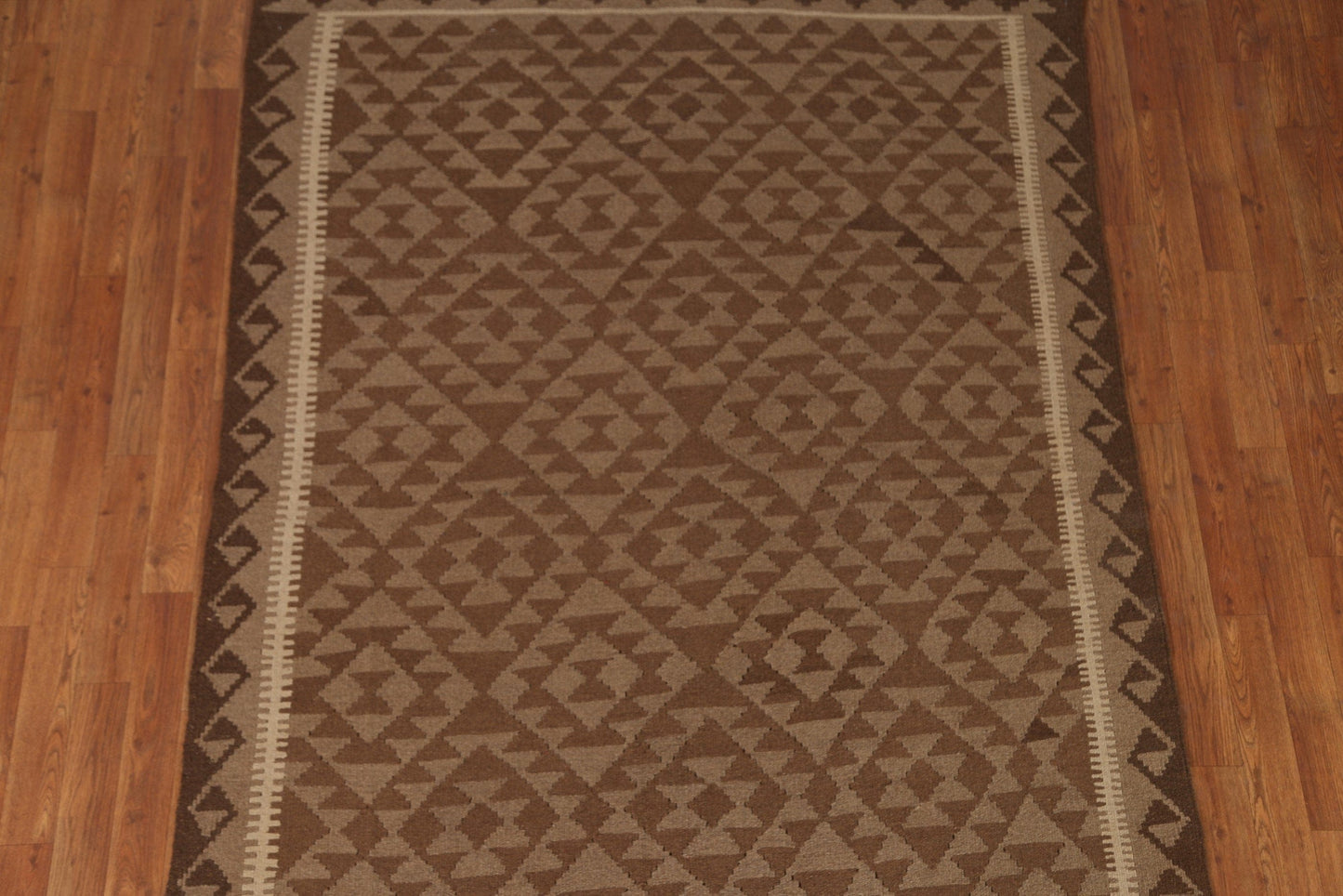 Brown Kilim Oriental Area Rug 5x7