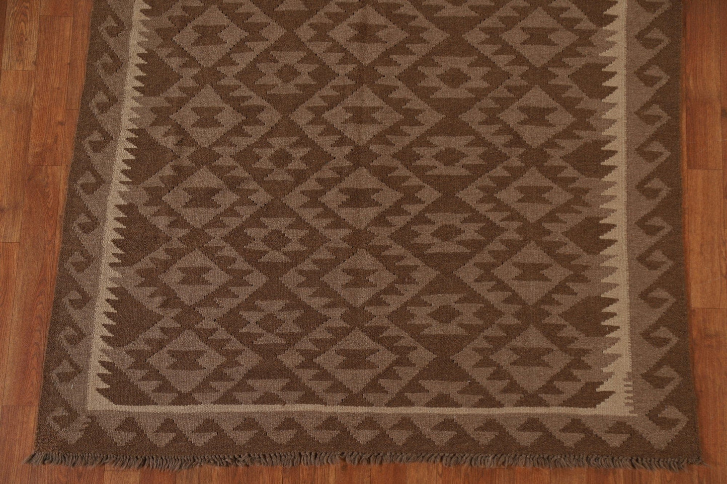 Hand-Woven Kilim Tribal Area Rug 5x7