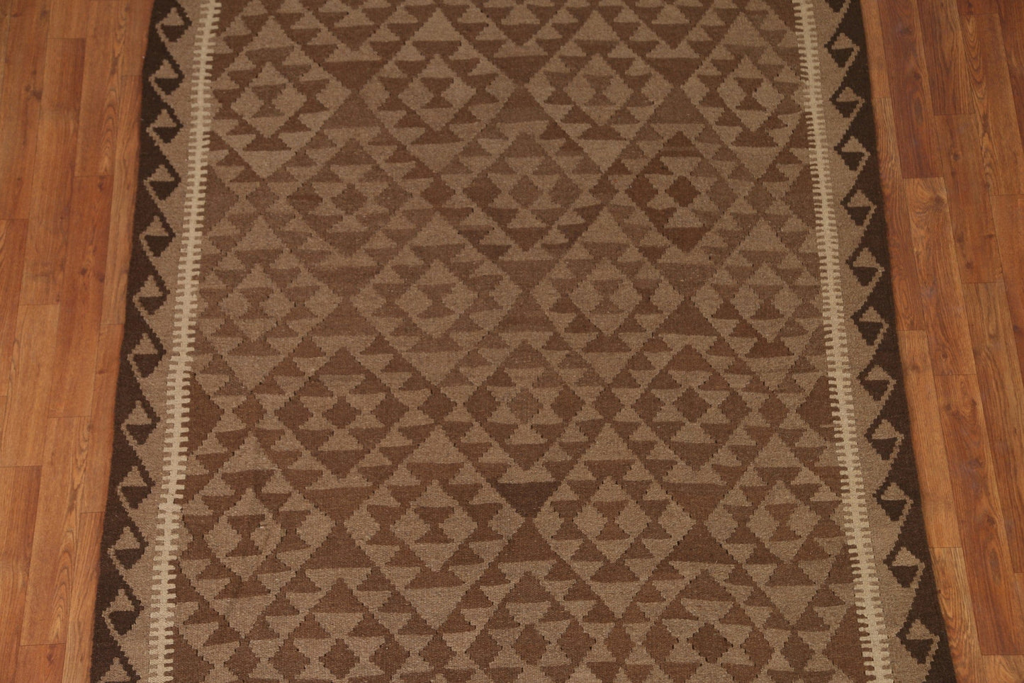 Brown Kilim Oriental Area Rug 5x7