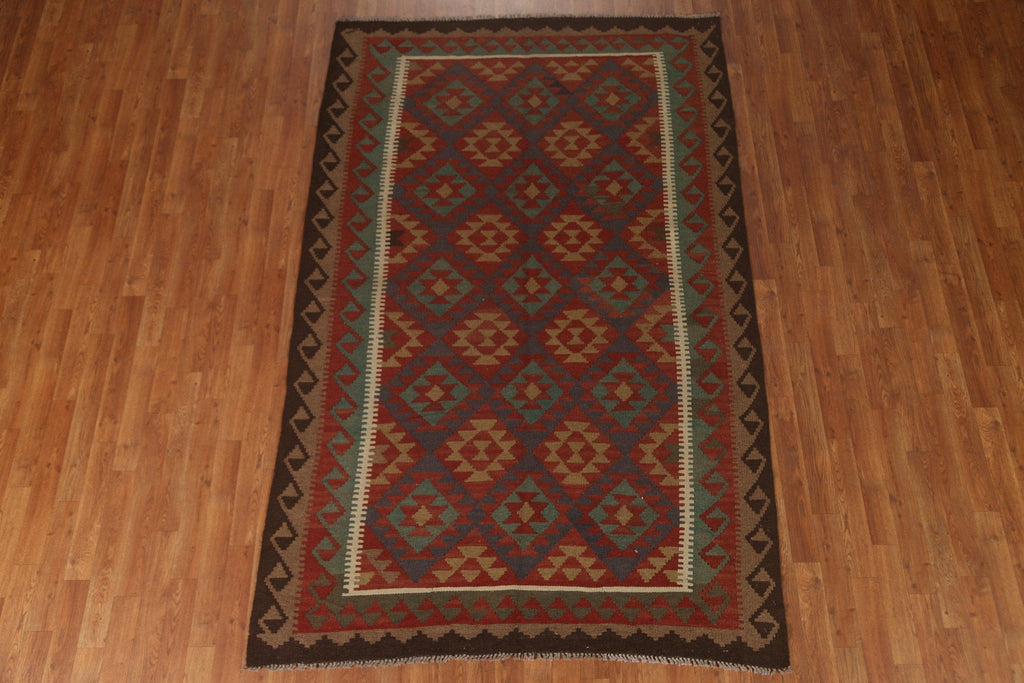 Geometric Kilim Oriental Area Rug 5x8