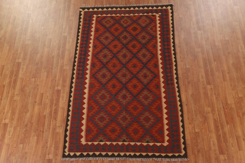 Geometric Kilim Oriental Area Rug 5x9