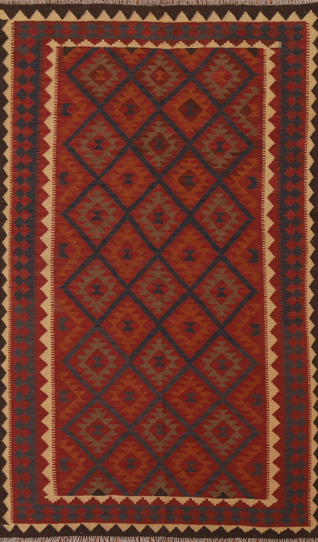 Geometric Kilim Oriental Area Rug 5x9