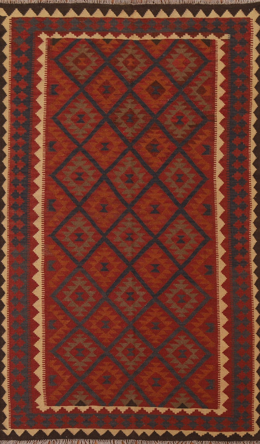 Geometric Kilim Oriental Area Rug 5x9