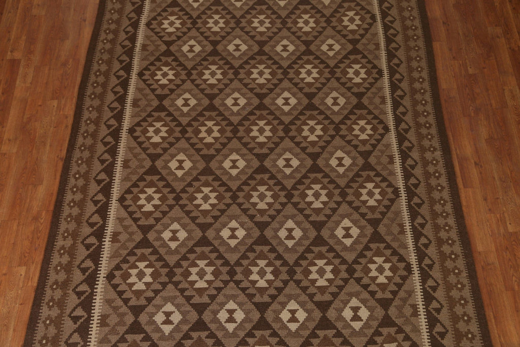 Hand-Woven Kilim Tribal Area Rug 7x10