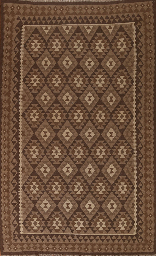 Hand-Woven Kilim Tribal Area Rug 7x10