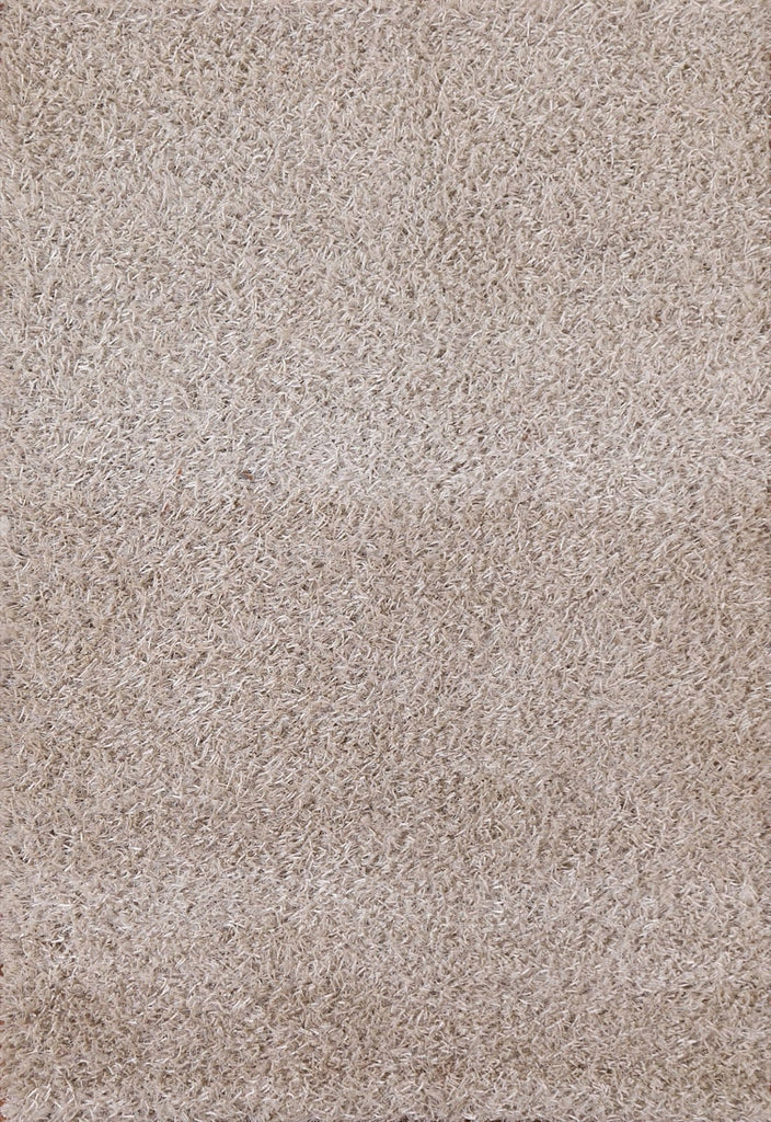 Ivory Shaggy Oriental Area Rug 4x6