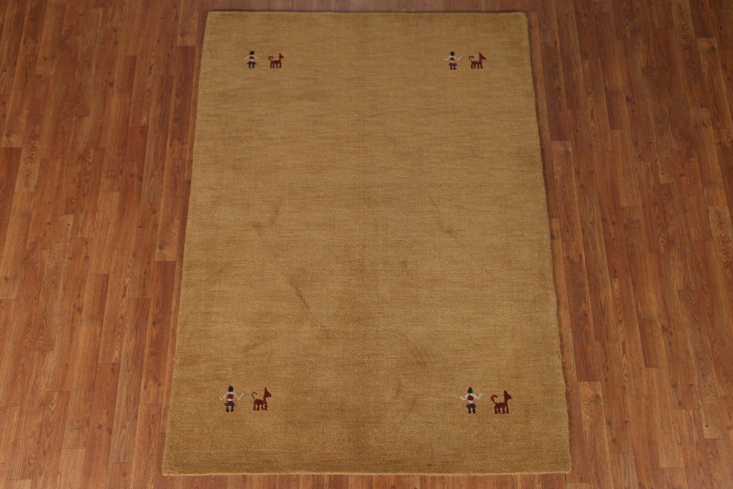 Tribal Gabbeh Oriental Area Rug 5x6