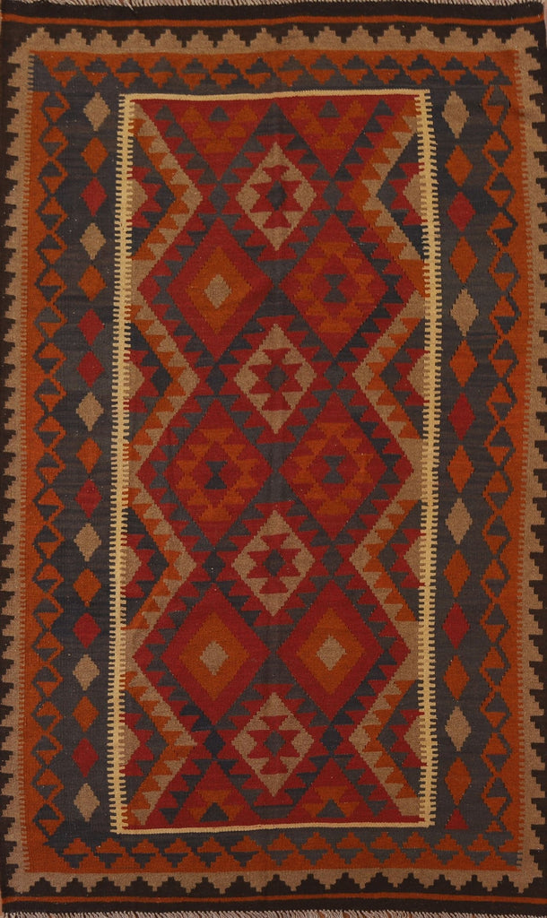 Geometric Kilim Oriental Area Rug 5x8