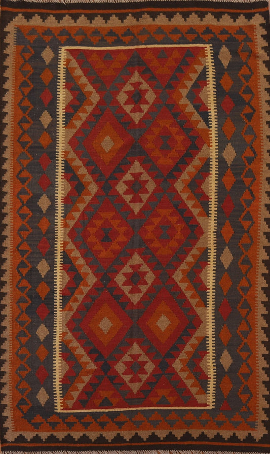 Geometric Kilim Oriental Area Rug 5x8