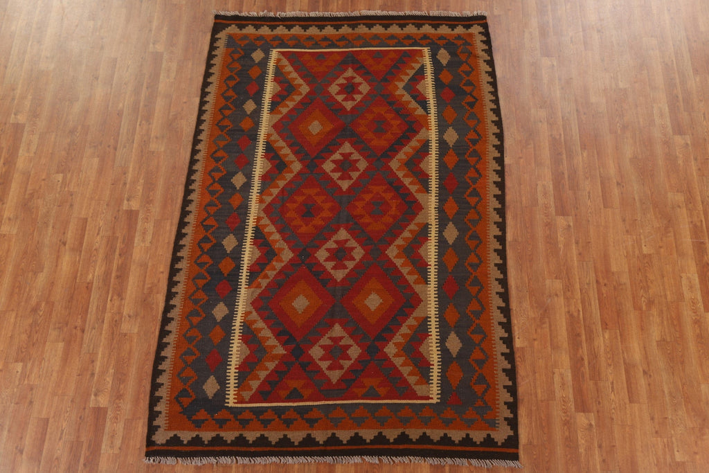 Geometric Kilim Oriental Area Rug 5x8