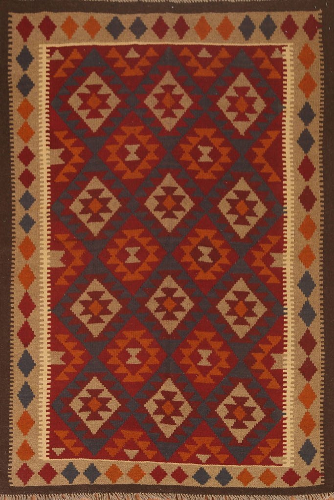 Geometric Kilim Oriental Area Rug 5x7