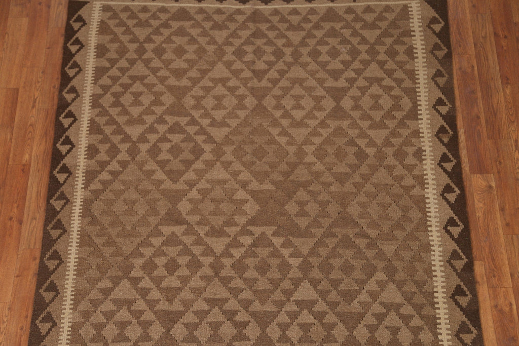 Hand-Woven Kilim Oriental Area Rug 5x6